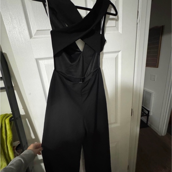 Lulu's Chic Black Sleeveless Jumpsuit - Picture 4 of 4